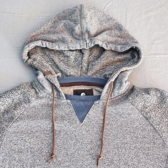 Billabong knitted hoodie men's size M grey kangaroo pocket - Picture 2 of 10